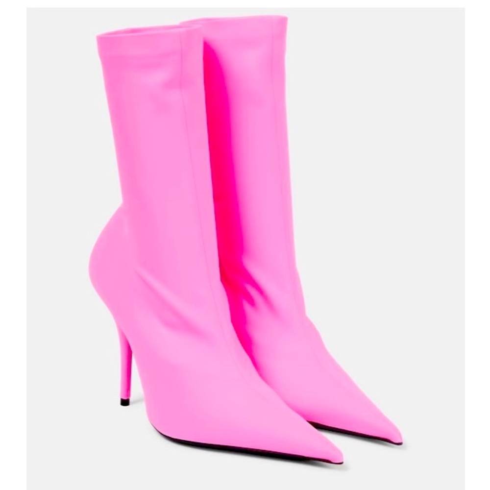 NWT Pink Balenciaga knife bootie